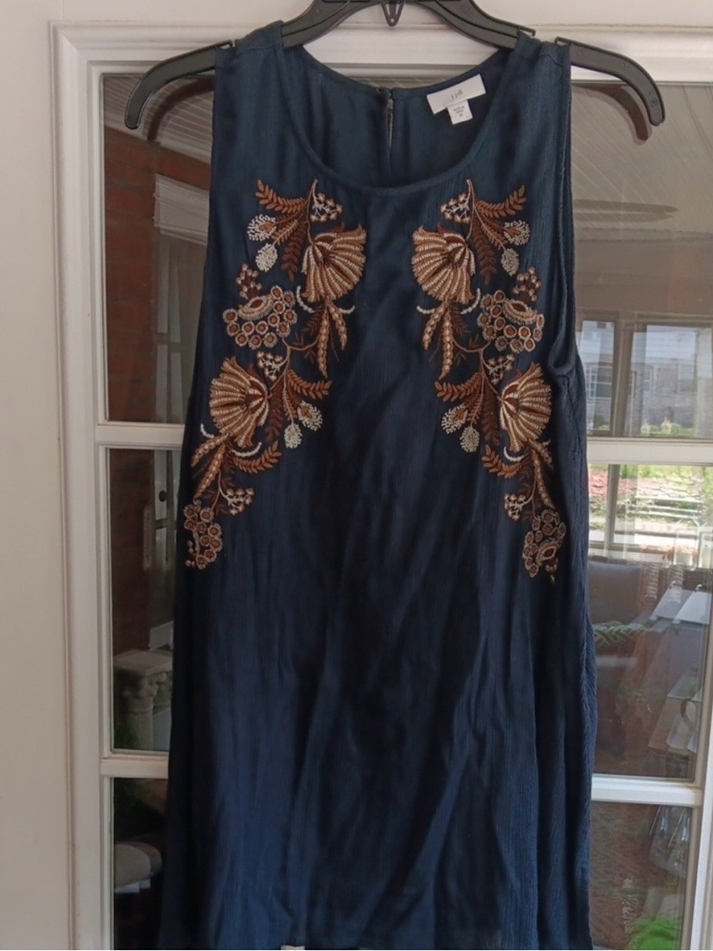 J. Jill Tunic with Fall Floral Embroidery